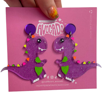 Purple Glitter Dino - Wholesale