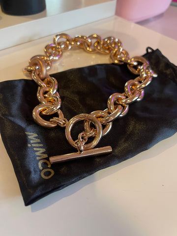 Rose Gold Mimco Chain Necklace